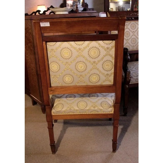 Return of Egypt Living Room Set in Mahogany, Set of 3 For Sale - Image 11 of 17