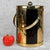 - Original 1970's Barware Ice Bucket - Designed by Larry Laslo for Drulane Mfg - Unusual Mirrored Glass Paneled Exterior...