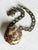 Tribal Vintage Artisan Smoky Quartz Mixed Media Statement Necklace For Sale - Image 3 of 16