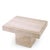 Beige Travertine Coffee Table For Sale - Image 3 of 5