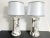 1970s 1970s Marbled Column Lamps & Shades - A Pair For Sale - Image 5 of 15