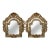 Pair of Early 1900s Italian Giltwood Antique Mirrors For Sale