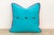 1960s Neelam Blue Dotted Ahir Handloom Pillow For Sale - Image 5 of 6