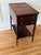 Brown Mid-Century Mahogany Side Table by Imperial Furniture With Leather Top, American For Sale - Image 8 of 9