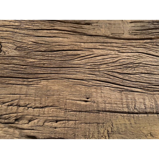 Andrianna Shamaris Impressive Teak Wood Bench or Chaise For Sale - Image 14 of 18