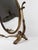 Mid-Century Italian Neoclassical Oval Cast Brass Vanity Mirror, 1950s For Sale - Image 14 of 18