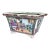 Vintage Chinese Rose Famile Hexagonal Footed Jardiniere For Sale