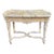 19th Century Louis XVI Carved and Bleached Center Table For Sale