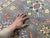 Gray Kazak Wool Rug With Colorful Tribal Motifs, 3'4" X 4'9" For Sale - Image 9 of 13