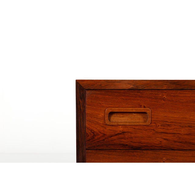 Mid-Century Modern Mid-Century Modern Danish Rosewood Chest of Drawers by Poul Hundevad for Hundevad & Co, 1960s For Sale - Image 3 of 18