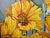 Late 20th Century Signed Slater Sunflower Oil Painting on Canvas For Sale - Image 4 of 6