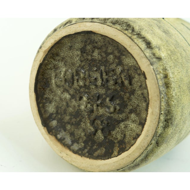 Mid-Century Rough Glazed Model 273-38 Vase with Abstract Decor from Scheurich Keramik, 1950s For Sale - Image 10 of 11