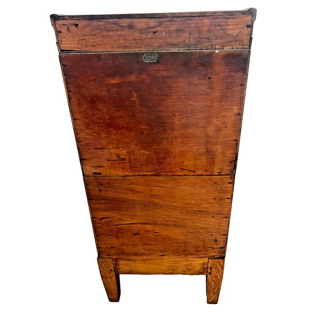 Antique Sectional Multi-Drawer Filing Cabinet Vollmer Bros. Quarter Sawn Oak For Sale - Image 10 of 18