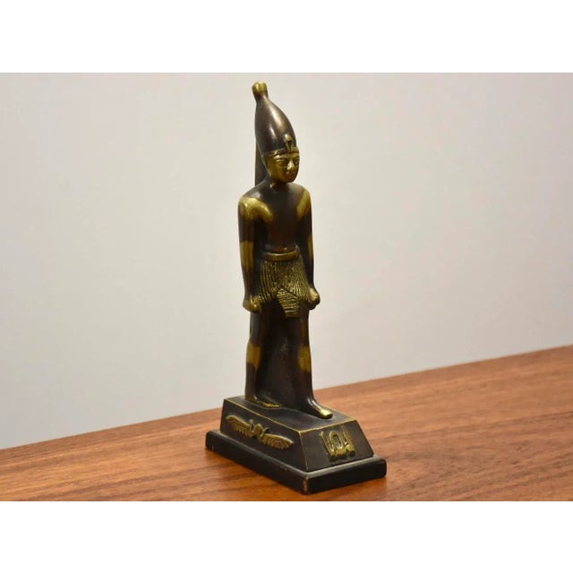 Bronze Bronze Egyptian Sculpture For Sale - Image 8 of 8