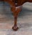Elegant Victorian Chippendale style mahogany writing desk dating to circa 1890 The rectangular top is inset with three...