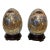 Vintage Porcelain Late 19th and Early 20th Century Satsuma Eggs - A Pair For Sale