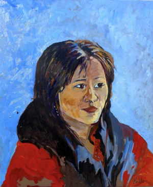 Contemporary Portrait Oil Painting