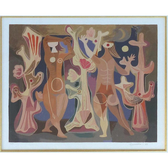 Mario Carreño Abstract Cuban Lithograph, 1989, Signed & Numbered Offered for sale is a rare lithograph by Cuban artist...