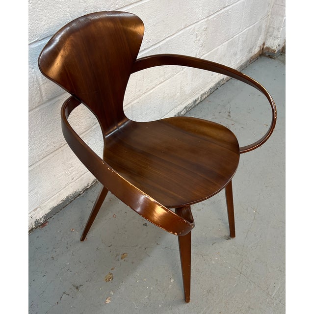 Mid 20th Century Attributed to Norman Cherner for Plycraft "Pretzel" Mid-Century Bentwood Armchairs For Sale - Image 9 of 13