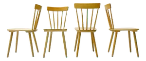 Spindle Chairs from Victoria-Möbel, Set of 4