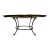 Vintage Hollywood Regency Style Scalloped Brass Frame With Glass Top Coffee Table For Sale