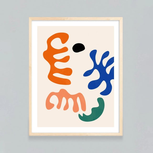 Not Yet Made - Made To Order Contemporary Danish Modern Style Abstract Fine Art Print - 16" X 20" For Sale - Image 5 of 7