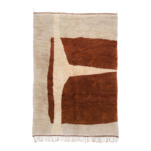 Premium Hand-Knotted Wool Rug | 9'7" X 6'5" | One of a Kind For Sale