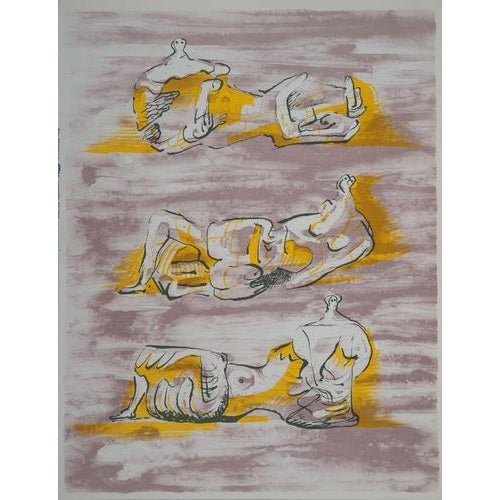 Henry Moore, Three Reclining Nudes, 1971, Lithograph For Sale - Image 6 of 6
