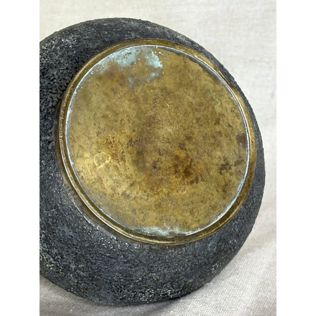 Bronze Japanese Bronze Vase — Late Meiji Period For Sale - Image 8 of 9