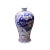 Blue Chinese Red Blue White Porcelain Handpainted Foo Dog Small Vase For Sale - Image 8 of 8