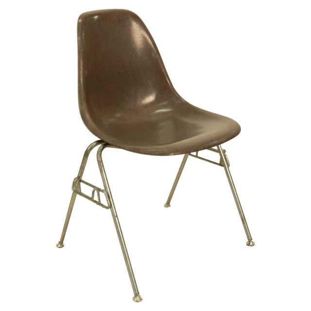 Mid Century Modern Original Eames for Herman Miller Fiberglass Shell Chairs 1959 For Sale - Image 11 of 17