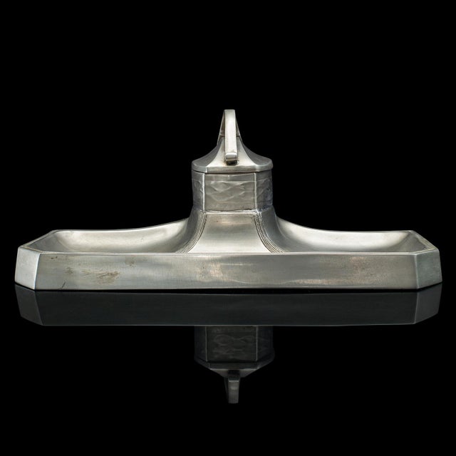 Art Deco 1930's Vintage Parisian Ink Tray For Sale - Image 3 of 12