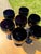 Black 1960s Libby Crystal Black Amethyst Wine Glasses - Set of 8 For Sale - Image 8 of 12