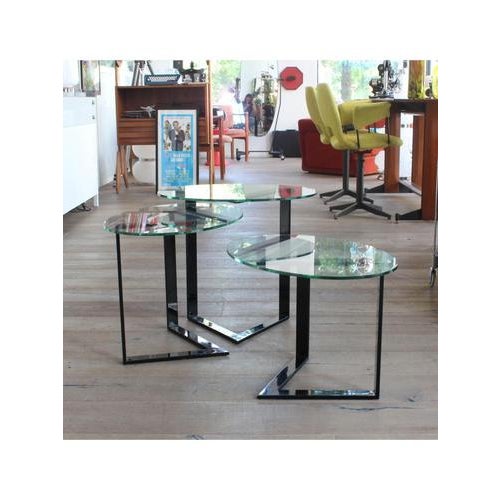 Nesting Tables, 1970s, Italy, Set of 3 For Sale - Image 16 of 16