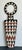 Vintage Tribal Geometric Painted Wood Shield For Sale - Image 11 of 13