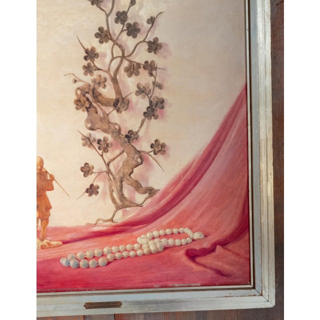 Mid-Century Chinoiserie Still Life Painting by Lorentz Kleiser For Sale In New York - Image 6 of 18