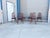 Brown 1960s Danish Modern Teak Extendable Dining Set For Sale - Image 8 of 17