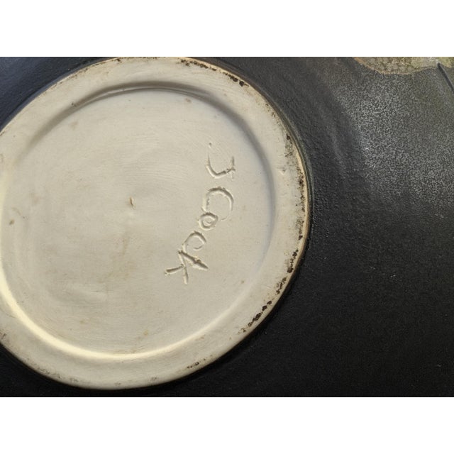 Dutch Sculptural Hand-Painted Studio Pottery Ceramic Vase from Joop For Sale - Image 10 of 11