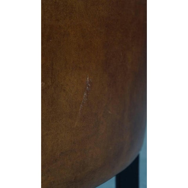 Sheep Leather Armchair For Sale - Image 14 of 15