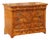Mid 19th Century French Louis Philippe Burl Walnut Five-Drawer Chest Commode For Sale