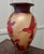 French Vintage Design, Signed Cameo Glass Vase after Emile Gallé A Vintage design Cameo Glass Vase, the vase is in deep...