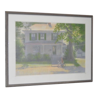 Robert Sweeney Original "Summer Day" Pastel Painting c.1987 For Sale