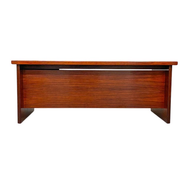 Mid 20th Century Mid 20th Century Danish Rosewood Executive Desk For Sale - Image 5 of 14