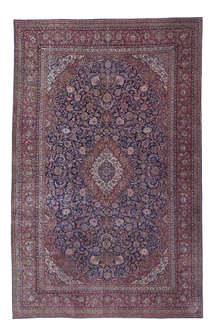 Antique Persian Qazvin Rug - 12'02 X 19'00