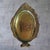 1980s Vintage Brass Fish Serving Casserole Dish Tray Holder Usa Ovenware Glass Insert For Sale - Image 5 of 11