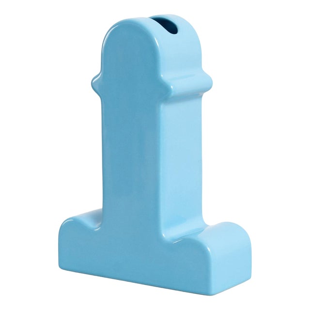 Shiva Capsule Limited Edition Blue Vase 142/999 attributed to Ettore Sottsass For Sale
