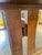 Rare 7-Piece Mid-Century Modern Japanese Dining Set With Tiger Oak Live-Edge Trestle Table & 6 Swivel Chairs For Sale - Image 10 of 13