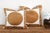 Pair of Gold & White Medallion Suzani Pillow Covers For Sale - Image 9 of 9