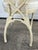 1960s Vintage Hollywood Regency Era Banana Leaf Cast Aluminum Chairs 3 Pieces For Sale - Image 5 of 17