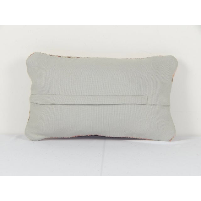 Turkish Wool Rug Pillow Cover For Sale - Image 4 of 5